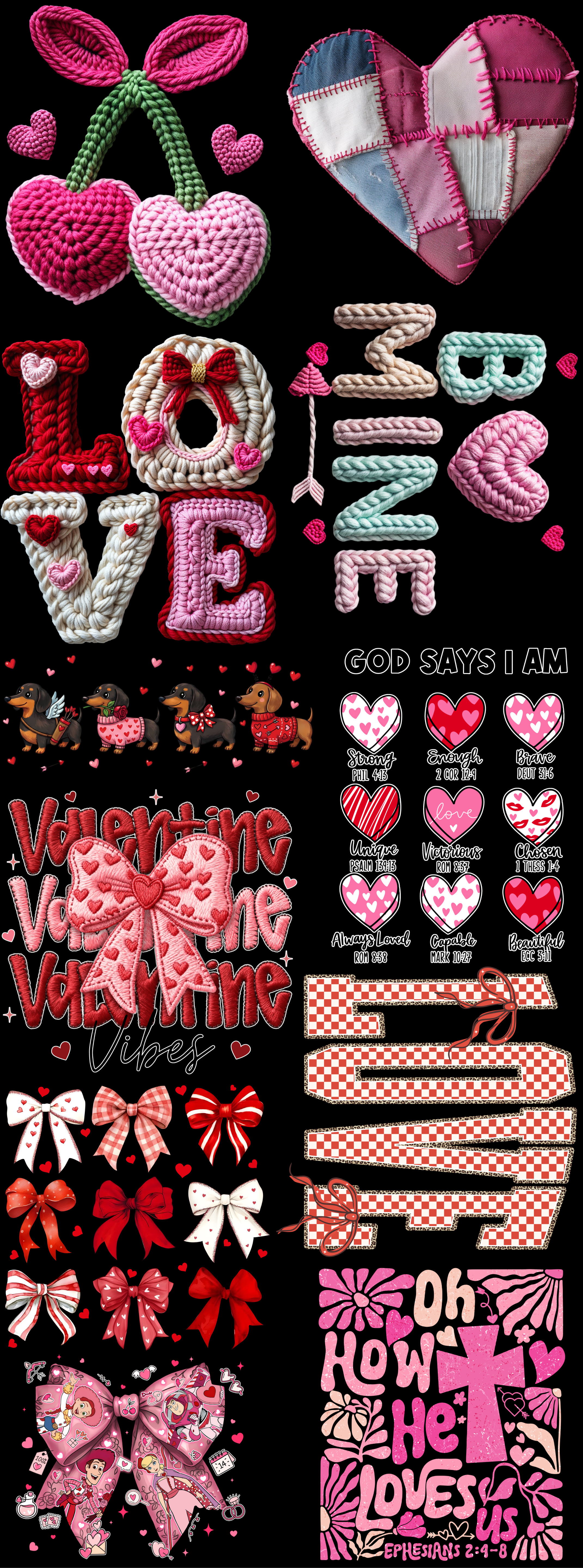 Valentine Gang Sheet 2